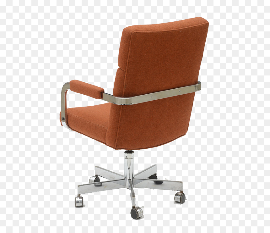 Milo Baughman Office Chair Back - Office Chair, HD Png Download - office chairs png