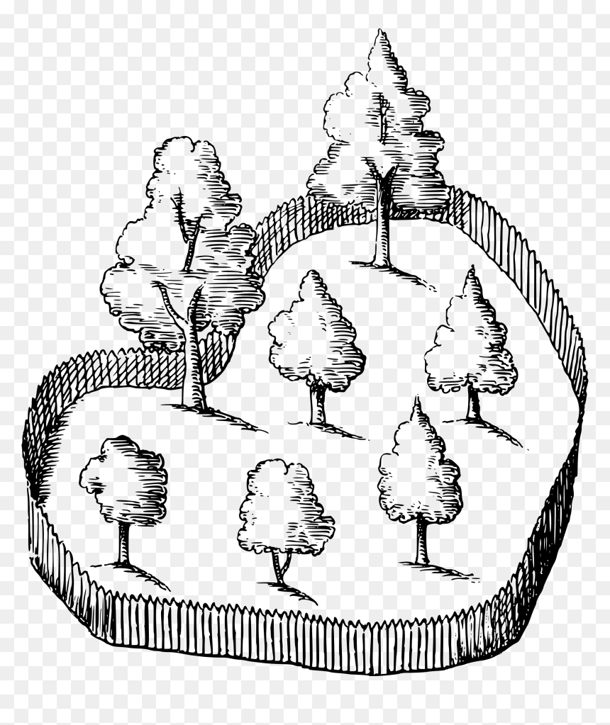Garden Clip Arts - Clip Art, HD Png Download - tree garden png