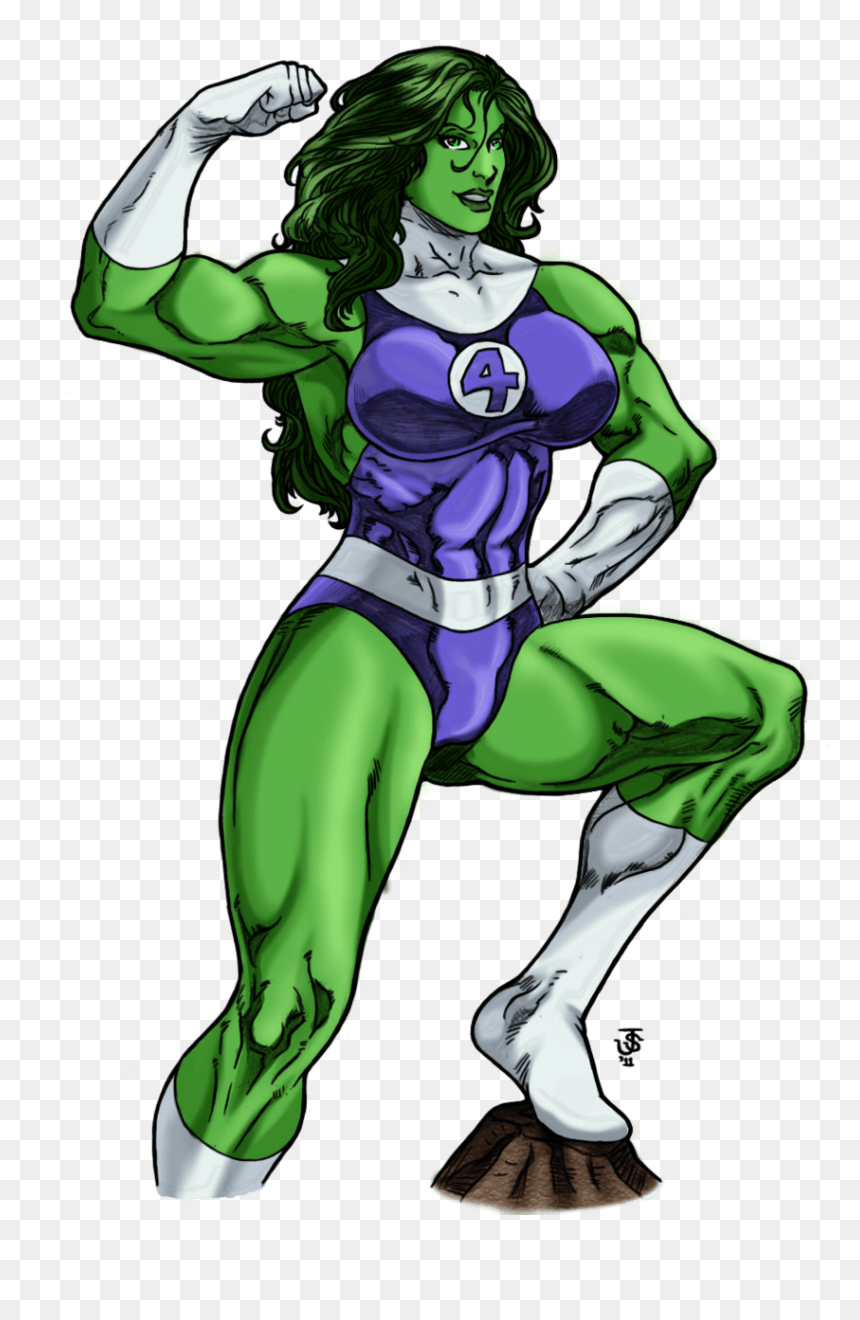 She Hulk Victory Pose By Mariangts Clipart Image - She Hulk Png, Transparent Png - hulk png images