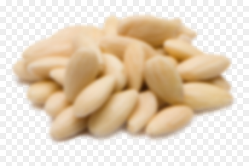 Whole Blanched Almonds, HD Png Download - single almond png