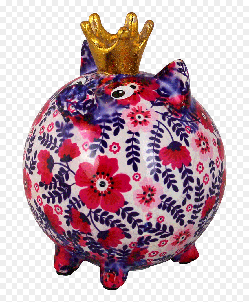 Piggy Bank, HD Png Download - flower haar png