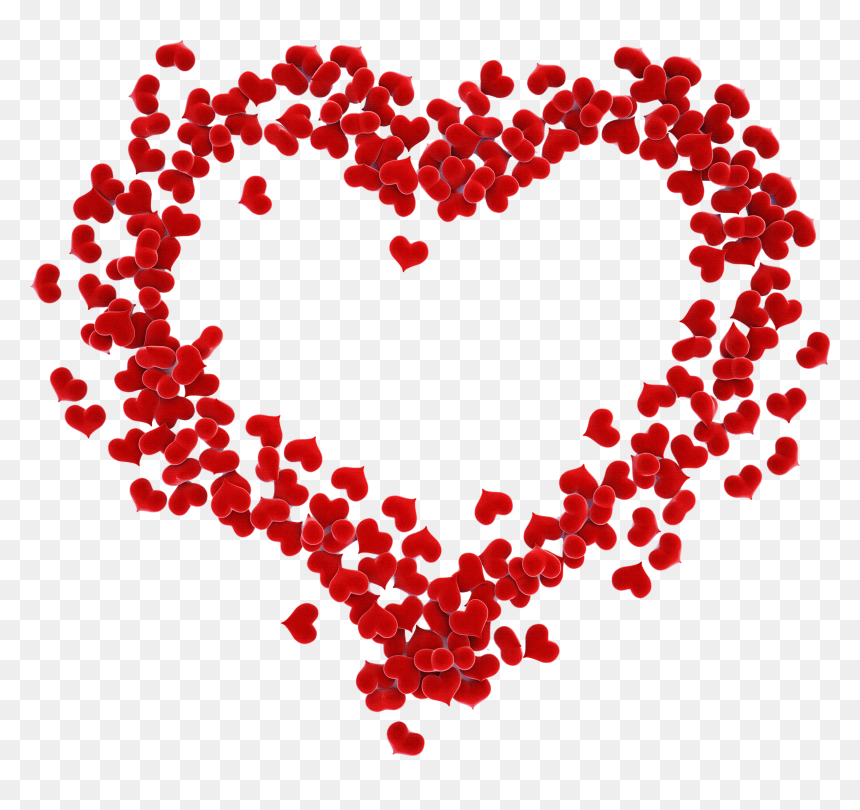 February Love 14 Couple Valentines Heart-shaped Floating - Quran Hadis, HD Png Download - couple heart png