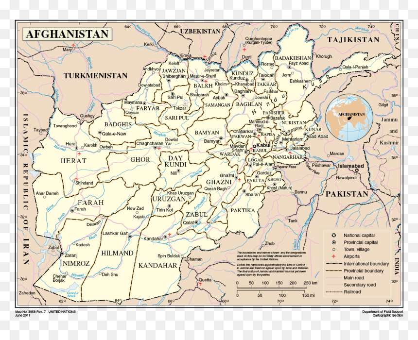 Afghanistan Map No - Map Of Afghanistan, HD Png Download - herat png