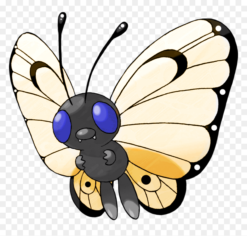 Butterfree Pokemon, HD Png Download - butterfly png for photoshop