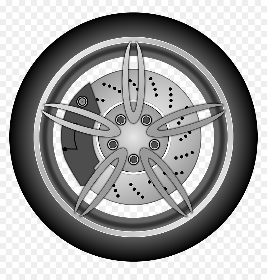 Clipart Car Wheel, HD Png Download - wheel clipart png