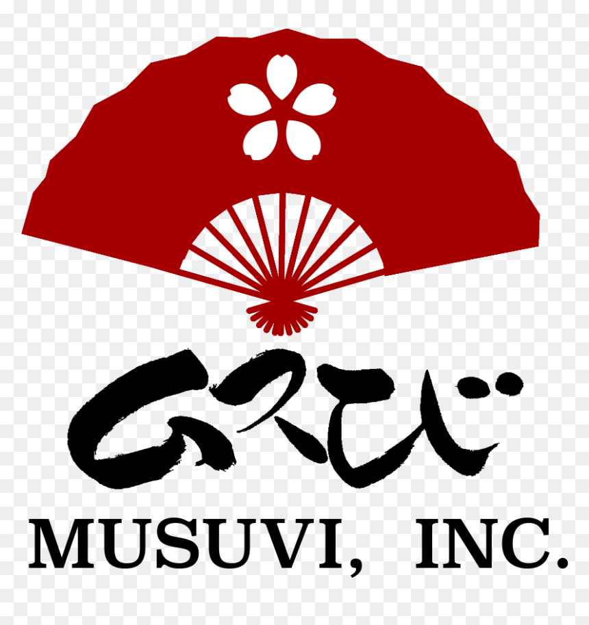 Japanese Umbrella Png -musuvi Means “to Connect” In - Hand Fan, Transparent Png - fan png image