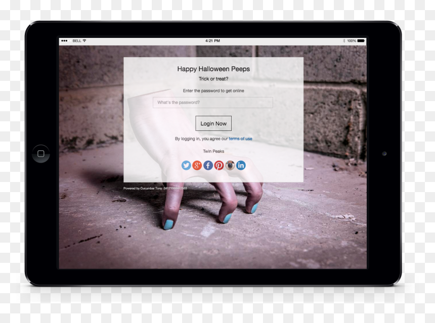 Tablet In Hand Png, Transparent Png - tablet in hand png