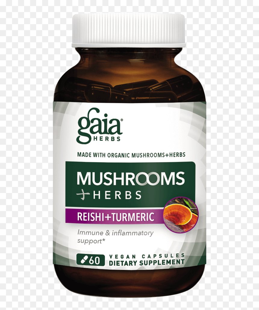 Gaia Herbs, HD Png Download - mashroom png