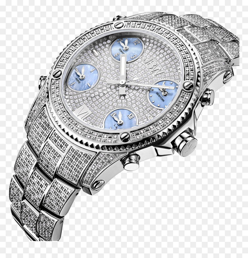 Diamond Watch Png - Jbw Jet Setter Diamond, Transparent Png - watches png images