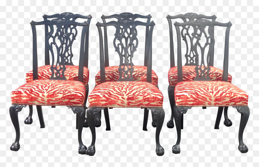 Bamboo Chippendale Chairs Chippendale Dining Chairs - Chair, HD Png Download - chairs png images