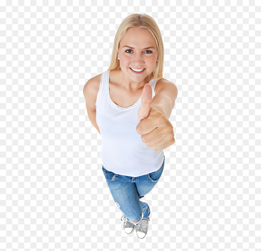 Olympus Education - Girl Standing Smile Png, Transparent Png - education girl png