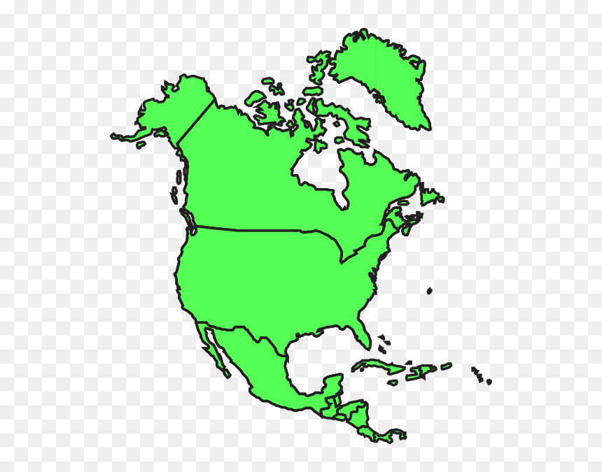 How To Set Use North Americaaaaaaaaaaaa Icon Png - Outline North America Map, Transparent Png - blank icon png