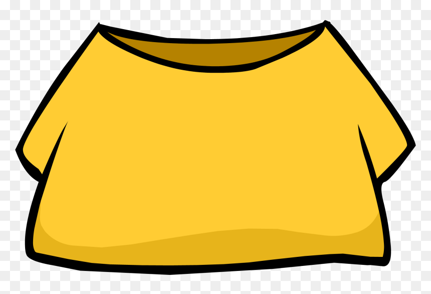 Transparent Yellow Shirt Png - Club Penguin Yellow Shirt, Png Download - roblox shirt png