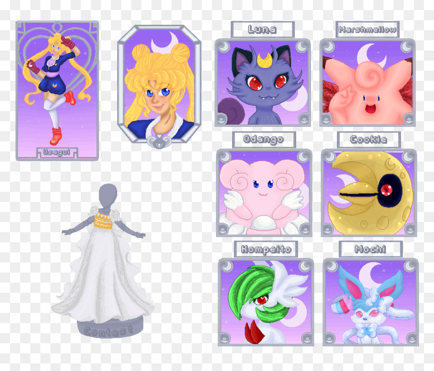 Pokemon Trainer Usagui Pixel - Cartoon, HD Png Download - pokemon trainers png