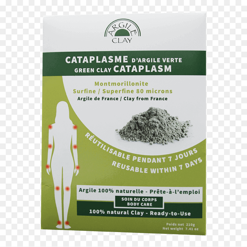 Argile Clay Clay Green Montmorillonite Superfine Craft - Cataplasme D Argile, HD Png Download - craft supplies png