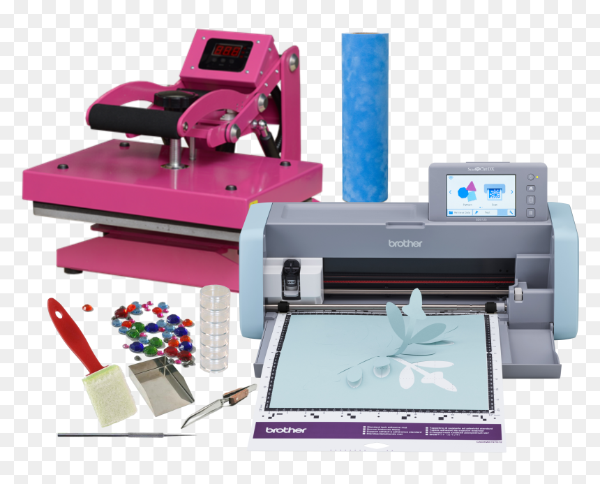 Pink Digital Heat Press, HD Png Download - craft supplies png