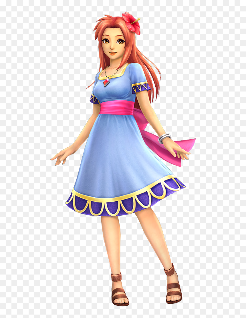 Clip Art Legend Of Zelda Dress - Marin Zelda Hyrule Warriors, HD Png Download - link botw png