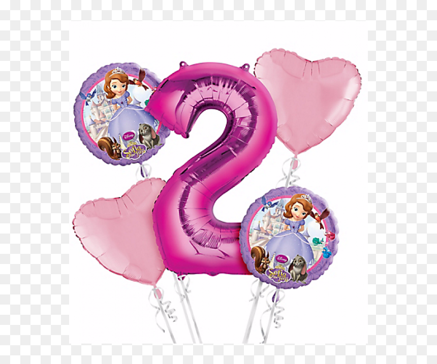 Vector Royalty Free Stock Birthday Transparent 2nd - Disney Princess 2nd Birthday, HD Png Download - peppa pig cumpleaños png
