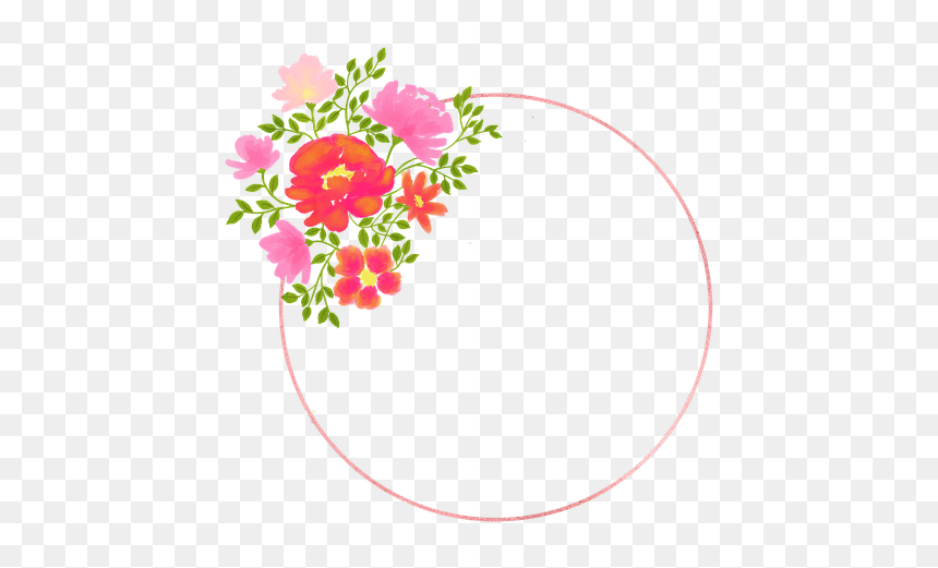Watercolour Flowers, Watercolor Flowers, Frame, Floral - Artificial Flower, HD Png Download - pink watercolor flowers png