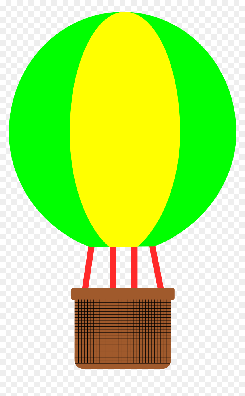Clip Art Hot Air Clip Art - Clip Art Hot Air Balloon Basket, HD Png Download - oh the places you'll go png