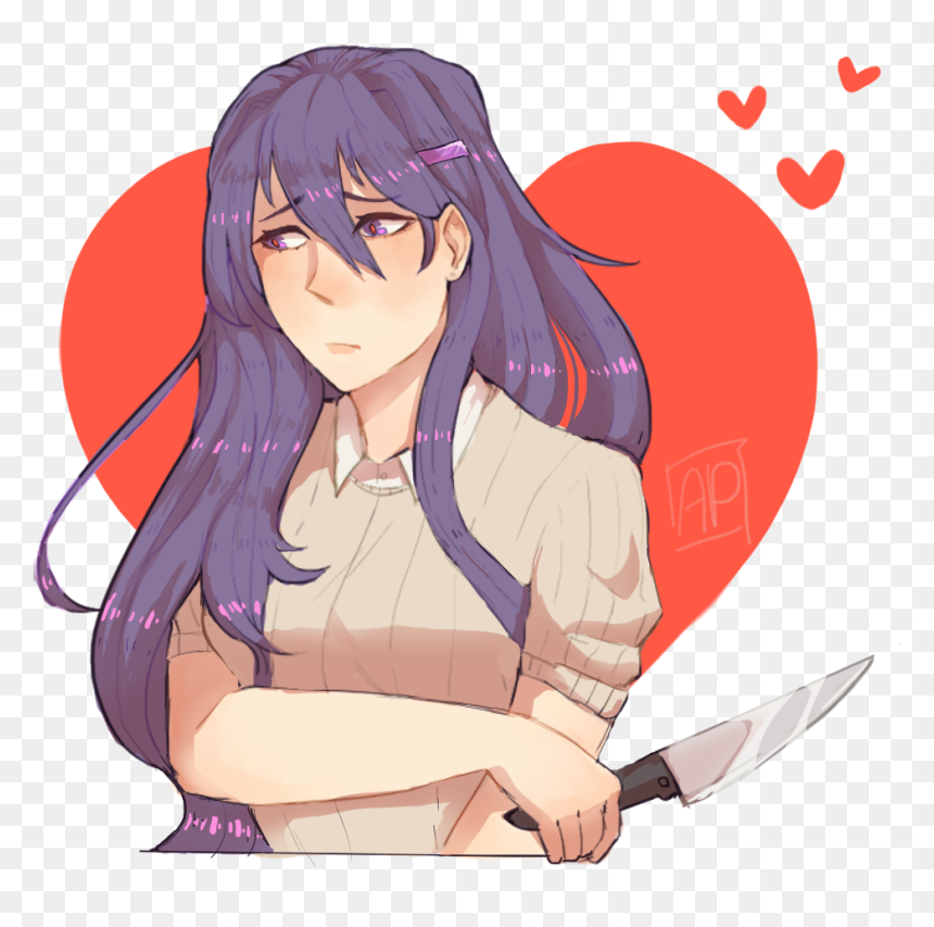 Cartoon, HD Png Download - ddlc yuri png