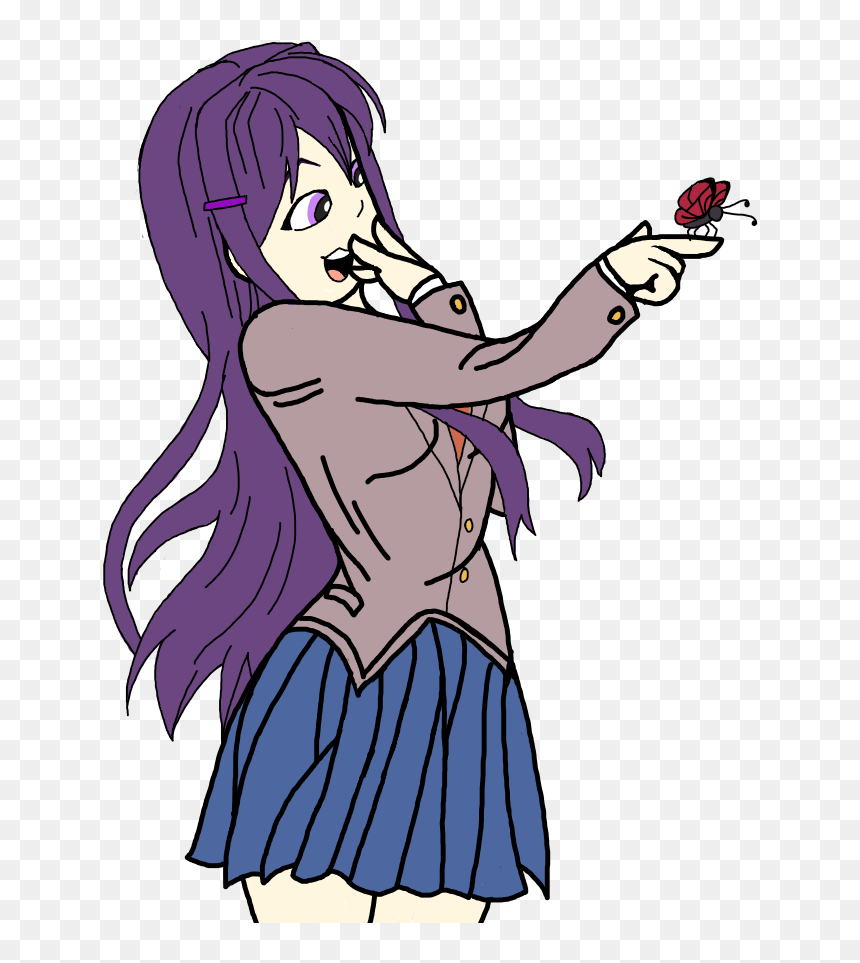 Cartoon, HD Png Download - ddlc yuri png