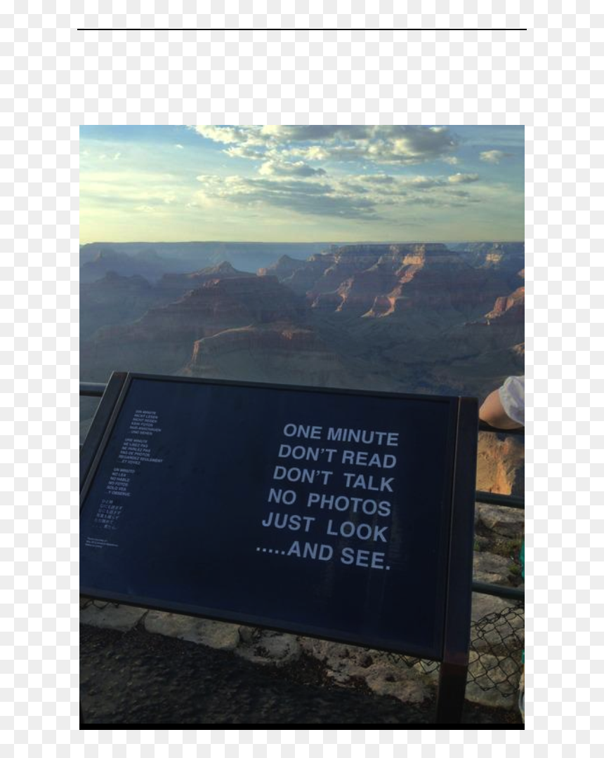 Grand Canyon Just See, HD Png Download - oh the places you'll go png