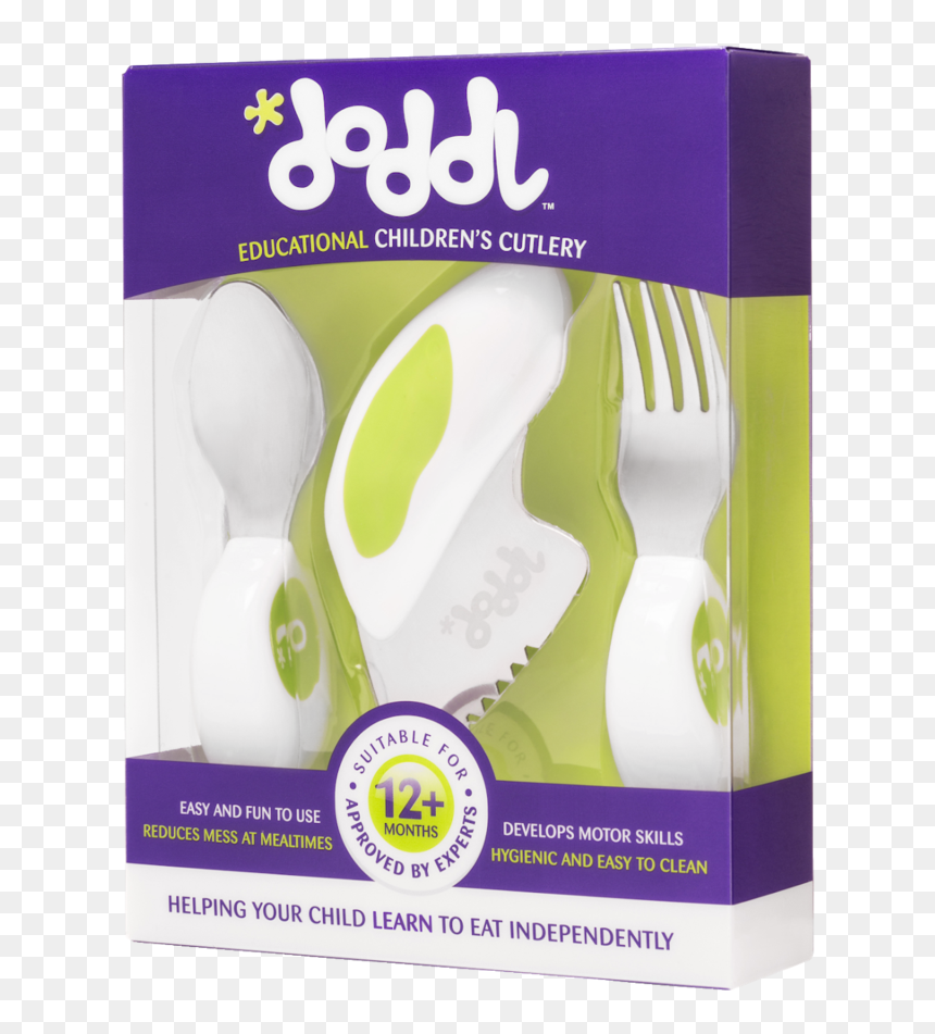 Doddl 3-piece Cutlery Set Lime Green - Doddl Cutlery, HD Png Download - hestia png