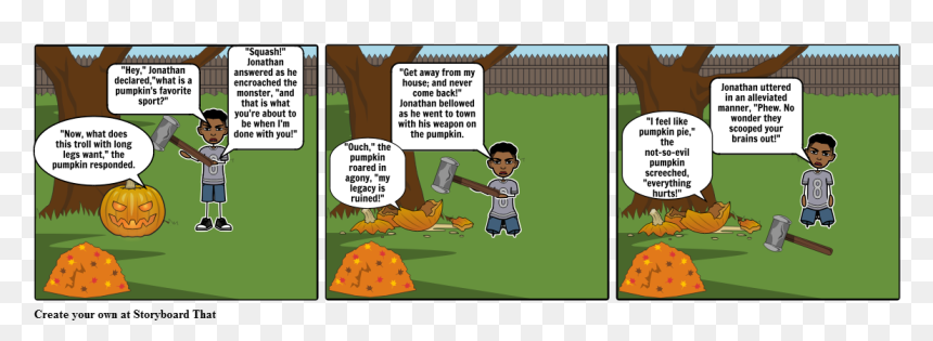 Comics, HD Png Download - evil pumpkin png