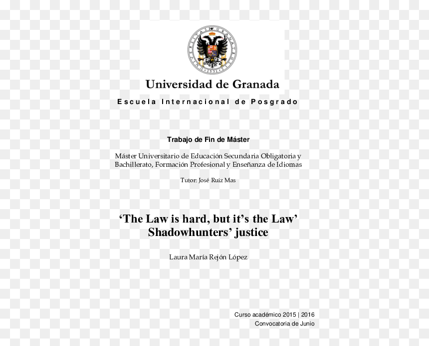 University Of Granada, HD Png Download - shadowhunters png