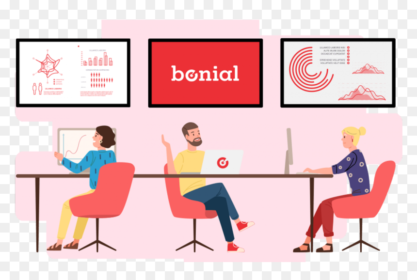 Man Surrounded By Women At Work, HD Png Download - atat png