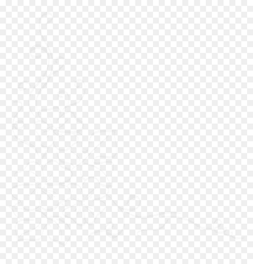 Line Art, HD Png Download - floral corner png
