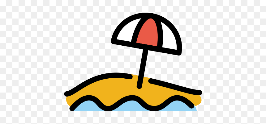 Clip Art, HD Png Download - beach emoji png