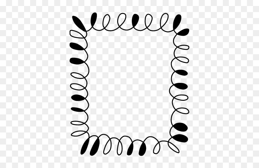 Swirl Designs Png Transparent Images - Marco Con Garabatos, Png Download - swirls border png