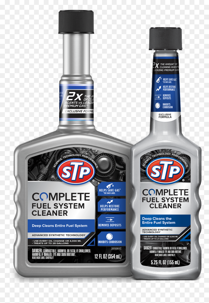 Stp High Mileage Fuel System Cleaner, HD Png Download - cleaning products png
