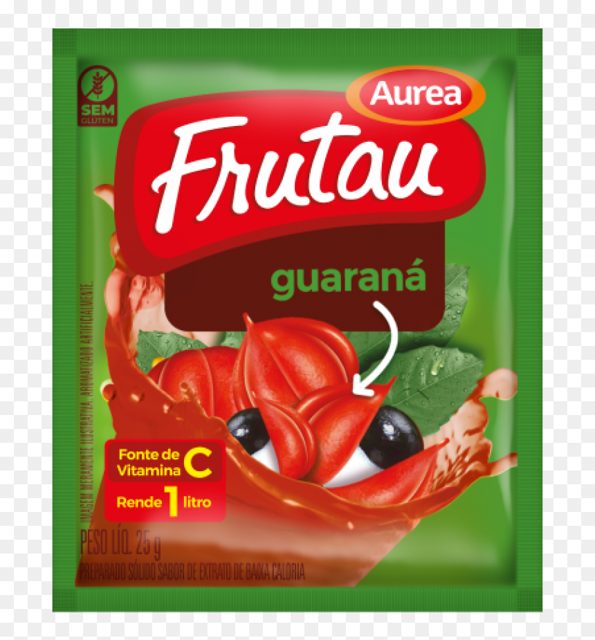 Refresco Guaraná 25g Em Pó - Aurea Alimentos, HD Png Download - refrescos png