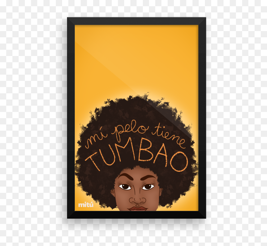 Mi Pelo Tiene Tumbao Wall Art"
 Class="lazyload Lazyload - Picture Frame, HD Png Download - pelo png