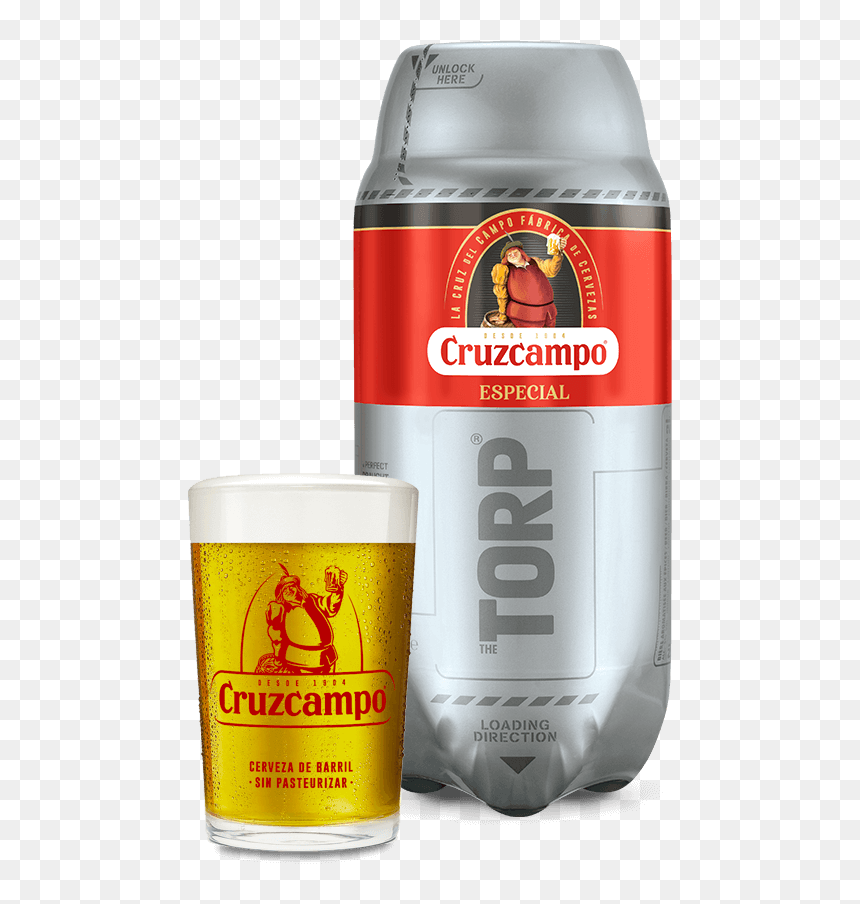 Cruzcampo Especial Torp - Heineken Torp, HD Png Download - cervezas png