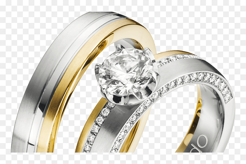 Alianças De Prata De Namoro, HD Png Download - anillos de boda png