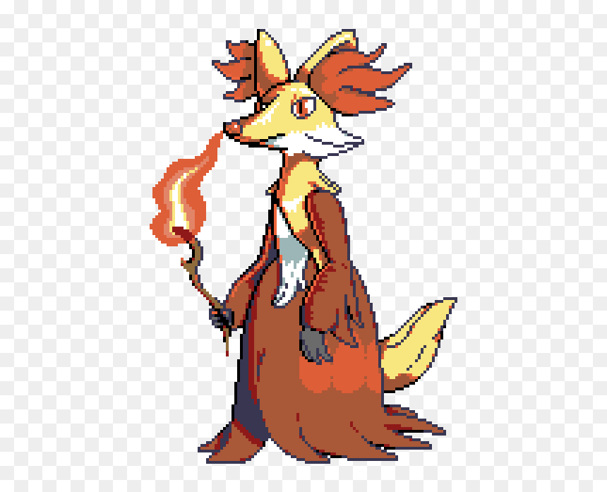 Cartoon, HD Png Download - delphox png