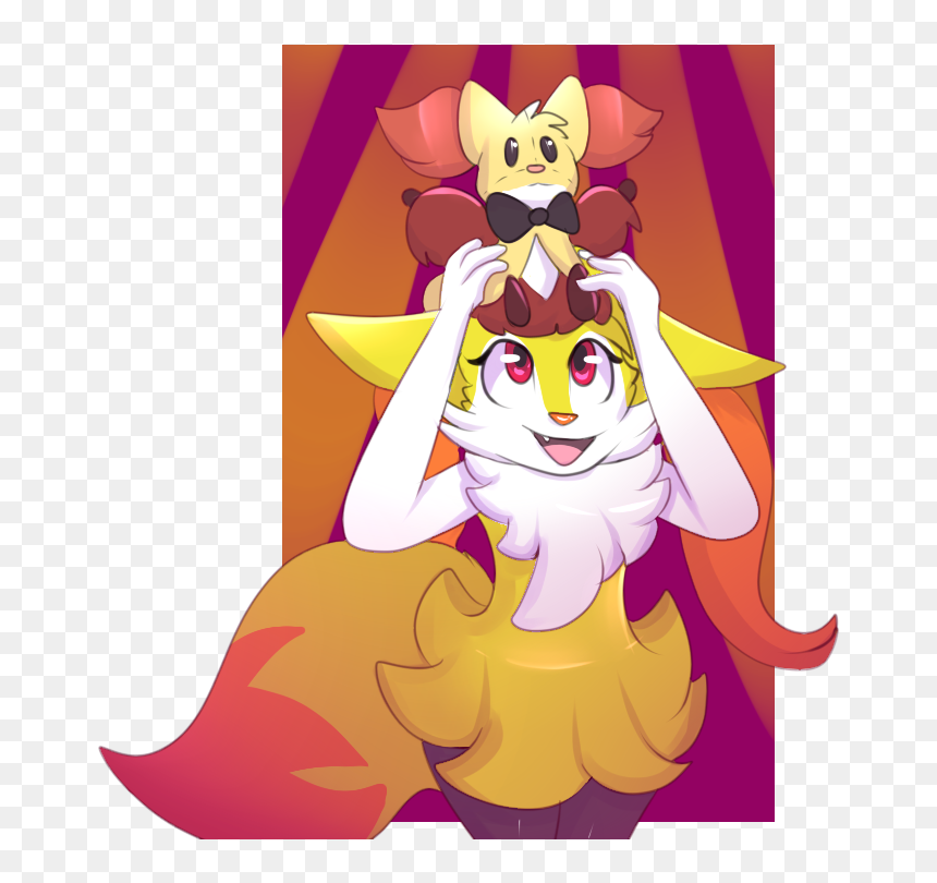 Cartoon, HD Png Download - delphox png