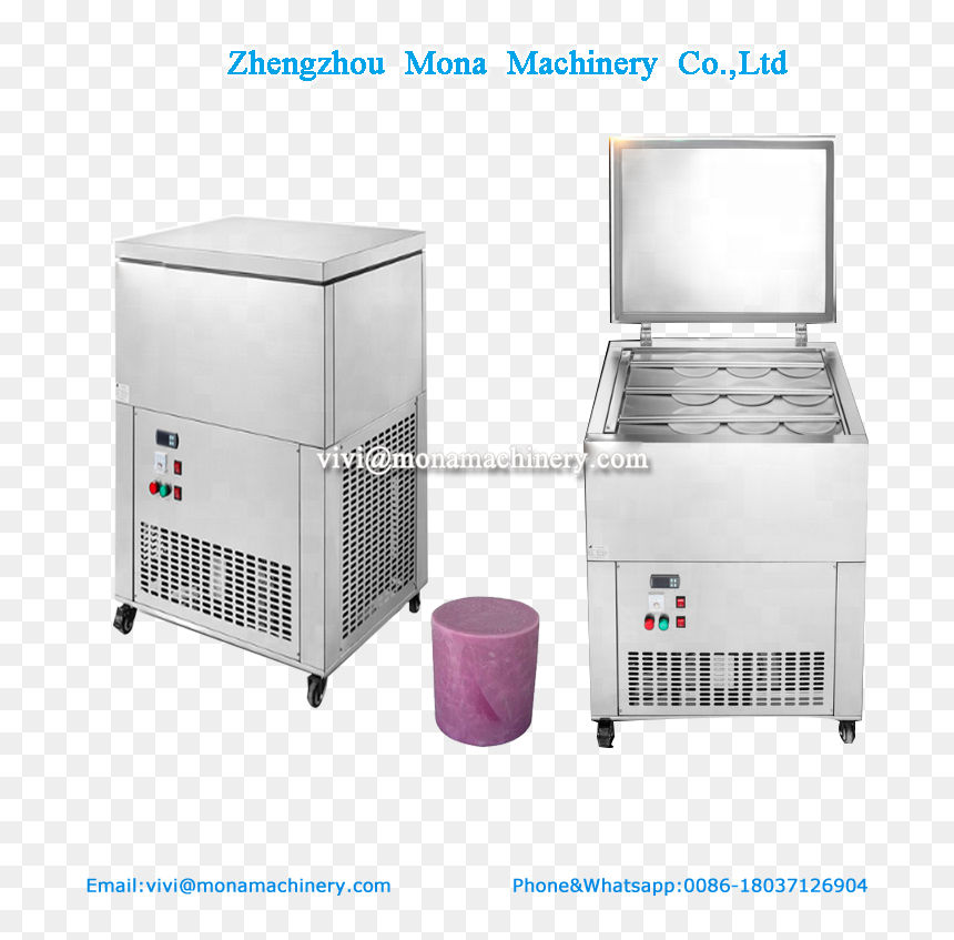 6 Barrels Moulds Ice Block Making Machine/mein Mein - Machine, HD Png Download - ice block png