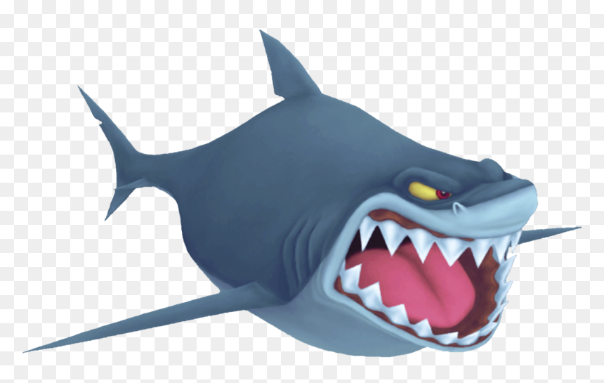 Shark From The Little Mermaid, HD Png Download - shark head png