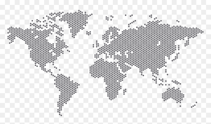World Map - Map Of The World Highlighting India, HD Png Download - worldwide png