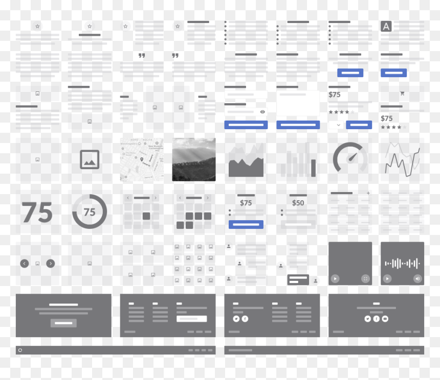Responsive Wireframe Kit - Wireframe Marketplace, HD Png Download - iphone wireframe png