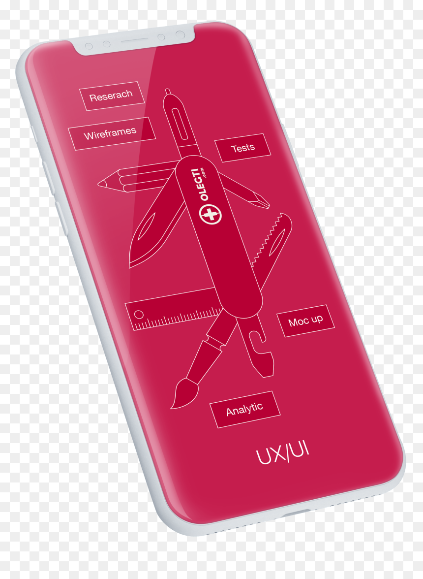 Smartphone, HD Png Download - iphone wireframe png