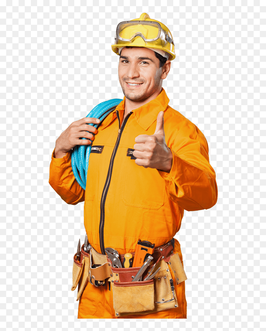 Scottsdale Electrician - Trabajador De Construccion Feliz, HD Png Download - electrician png