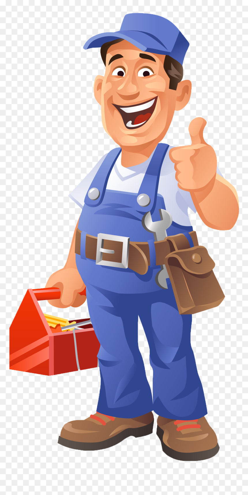 Electrician Clipart Licensed - Repairman Clipart, HD Png Download - electrician png