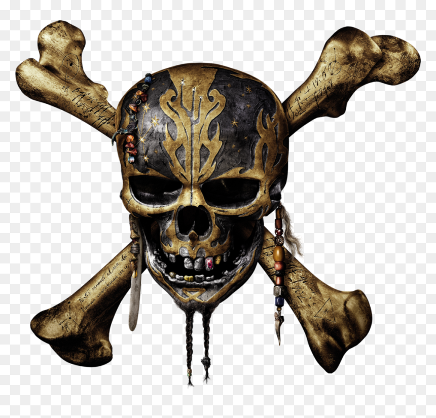 Pirates Of The Caribbean 2017 Skull, HD Png Download - pirate png