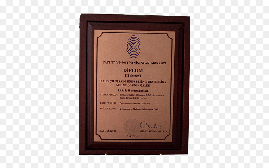 Melahat Gahramanova Diploma - Trophy, HD Png Download - diploma png